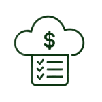 Icon for integrated billing management and Xpert App full access for medium contractors.