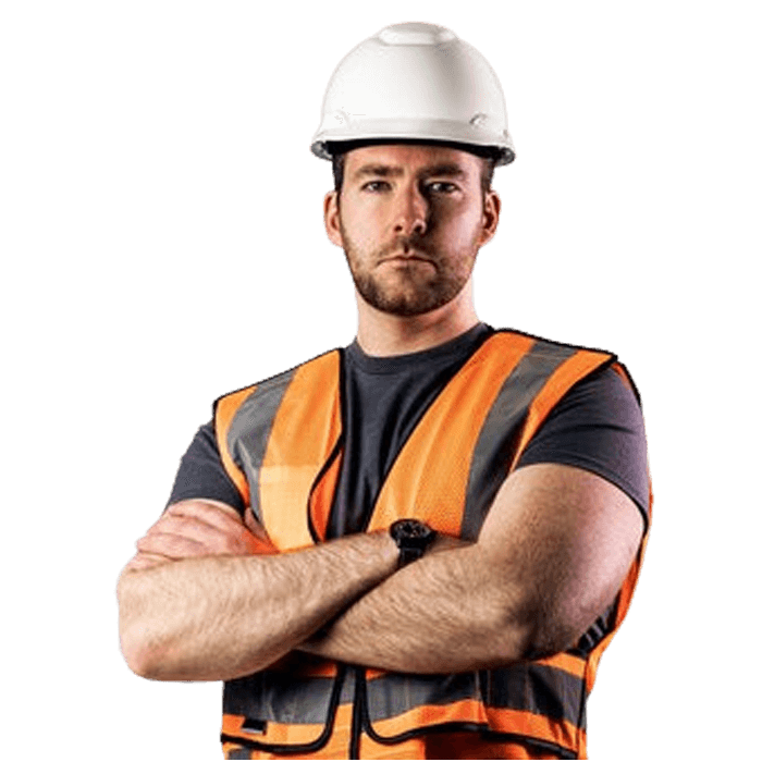 Xpert qualified project manager wearing safety gear, representing our solution-oriented mindset for HDD projects.