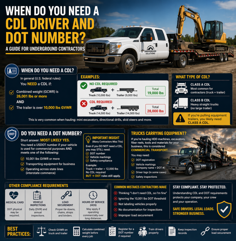 CDL and DOT compliance for contractors