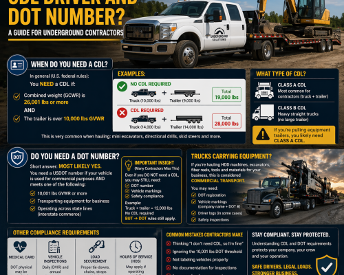 CDL and DOT compliance for contractors