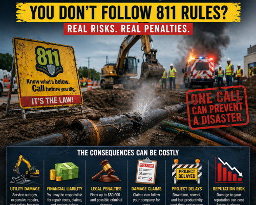 What Happens When You Don’t Follow 811 Rules